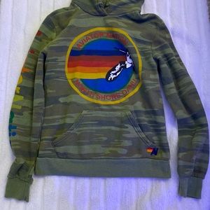 Aviator nation camo hoodie